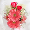 Buy Floral Bliss Cake With Elegant Blooms Bouquet