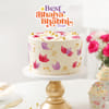 Gift Floral Cake For Bhaiya Bhabhi