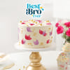 Gift Floral Cake For Brother