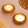 Floral Candles - Set of 2