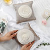 Floral Charm Cushion Cover - Grey Online