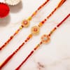 Buy Floral & Charm Designer Rakhi Set of 5