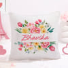 Floral Charm Personalized Cushion