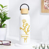 Floral Charm Personalized Water Bottle Floral Charm Personalized Water Bottle