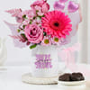Gift Floral Mug Arrangement Set