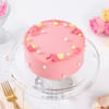 Gift Floral Pink Cream Cake