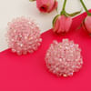 Floral Pink Studs Online