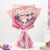 Floral Teddy Bouquet Online