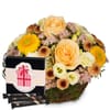 Flower arrangement 'Bright Surprise' with Gottlieber Hueppen