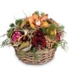 Flower arrangement Elegant Gift with Christmas lights