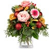 Flower bouquet Merry Christmas