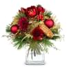 Flower bouquet Winter Time with Christmas lights Online