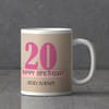 Gift Flower Frame Personalized Birthday Mug