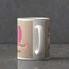 Shop Flower Frame Personalized Birthday Mug