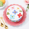Buy Flowers And Beads Serene Cake (1 Kg)
