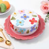 Flowers And Beads Serene Cake (1 Kg) Online