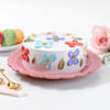Gift Flowers And Beads Serene Cake
