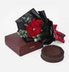 Flowers with Melvados Royal Chocolate Truffle Frozen Cake Online