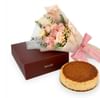 Flowers with Melvados Speculoos Frozen Cheesecake Halal-certified Online