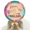 Foil Balloon - Happy Birthday Stay Fabulous Online