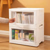 Buy Folding Storage Cabinet - Double Door - White - Single Piece