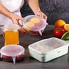 Shop Food Cover Lid - Reusable - Silicone - Set Of 6