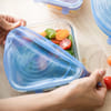 Food Cover Lid - Reusable - Silicone - Set Of 6 Online