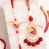 Gift Forever Connected Bhaiya Bhabhi Rakhi Combo