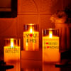 Shop Forever Glowing Valentine's Day LED Candle - Set Of 3