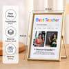 Gift Forever Grateful Teacher Personalized Photo Frame
