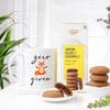 Foxy Fun Personalized Mug With Cookies Combo Online