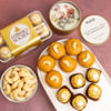 Gift Fragrant Candle with Gourmet Hamper
