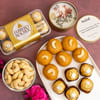 Fragrant Candle with Gourmet Hamper Online