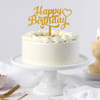 Gift French Vanilla Birthday Cake