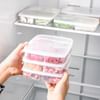 Fridge Storage Box With Lid - 4 Slots - Single Piece Online
