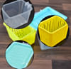 Gift Fridge Storage Box With Strainer - Set Of 4