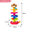 Buy Fun And Colourful Monkey Roll Ball Toy