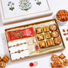 Ganesha And Lakshmi Bhaiya Bhabhi Rakhi Hamper With Silver Coins Online