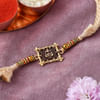 Ganesha Antique Metal Rakhi Online