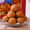 Buy Ganesha Idol with Besan Laddoo