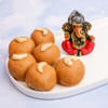 Ganesha Idol with Besan Laddoo Online
