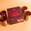 Shop Ganesha Idol with Laxmi Diya & Glass Set