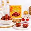 Ganesha Idol with Sweets Diwali Gift Set
