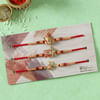 Buy Ganesha, Krishna & Peacock Designer Rakhi (Set of 3)