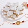 Ganesha Rakhi And Kaju Katli Duo