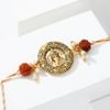 Gift Ganesha Rakhi With Besan Laddoo