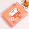 Buy Ganesha Rudraksha Rakhi Set with Besan Barfi