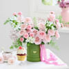 Garden Of Blossoms And Cup Cakes Combo Online