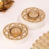 Gift Geometric Tealight Diya - Set of 2