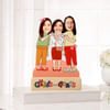 Girl Besties Personalized Caricature Online
